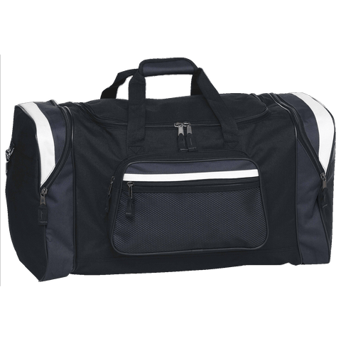 Image of Contrast Gear Sports Bag, Colour: Black/Charcoal/White