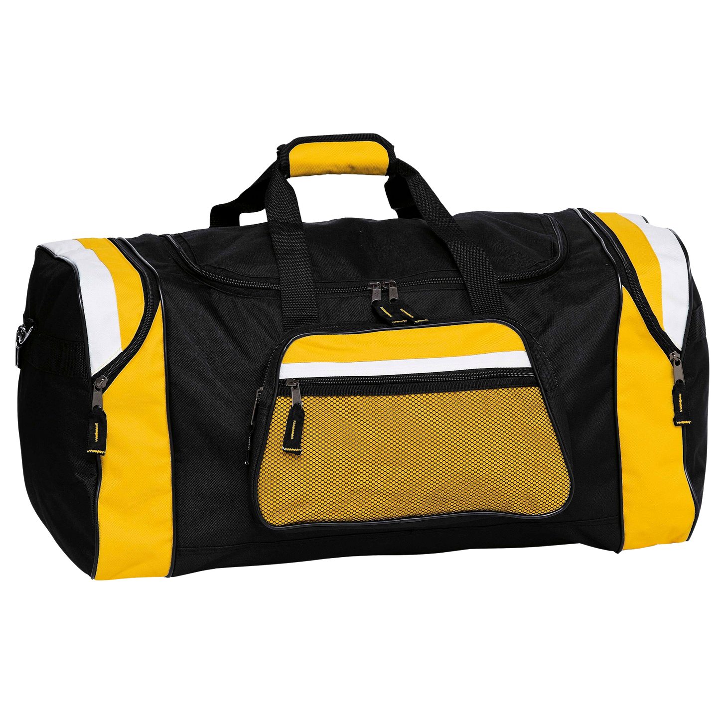 Contrast Gear Sports Bag, Colour: Black/Gold/White