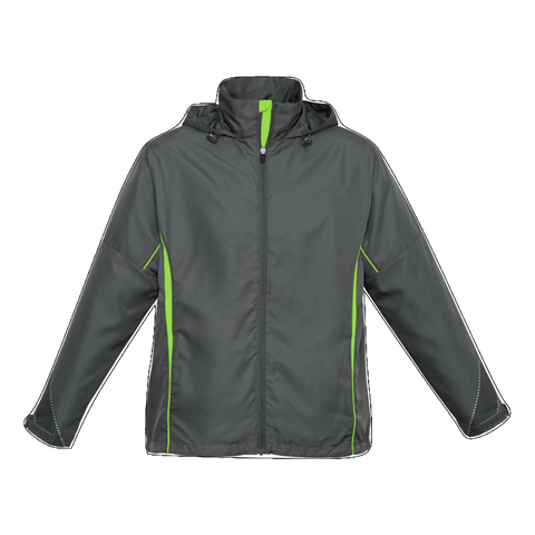 Image of Adults Razor Jacket, Colour: Grey/Fl Lime