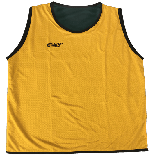 Reversible Tackle Bib, Size: XXL (77 x 73 cm), Colour: Yellow/Green