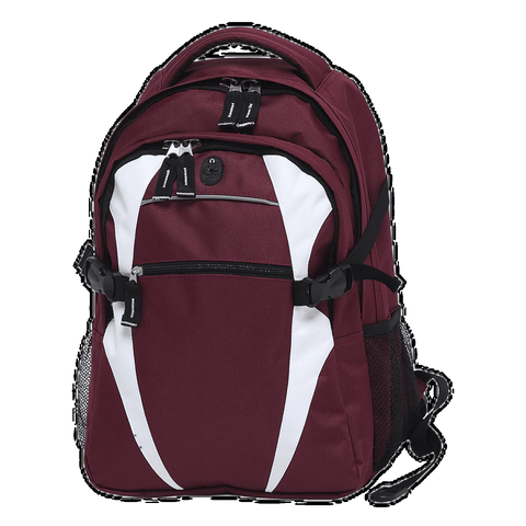 Image of Spliced Zenith Backpack, Colour: Maroon/White