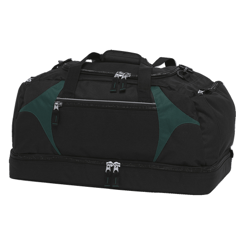Image of Spliced Zenith Sports Bag, Colour: Black/Green