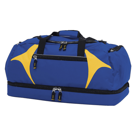 Image of Spliced Zenith Sports Bag, Colour: Royal/Gold