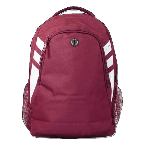 Image of Tasman Backpack, Colour: Maroon/White
