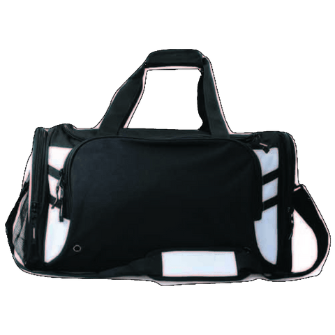 Image of Tasman Sports Bag, Colour: Black/White