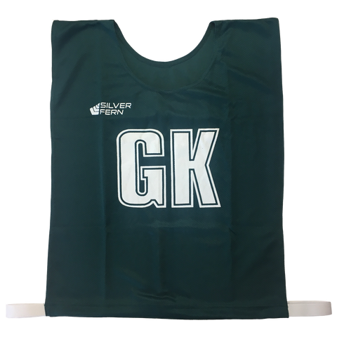 Image of 7-a-Side Bib Set, Size: Large - 51cm (L) x 41cm (W), Elastic 55cm (one side, not stretched), Colour: Green