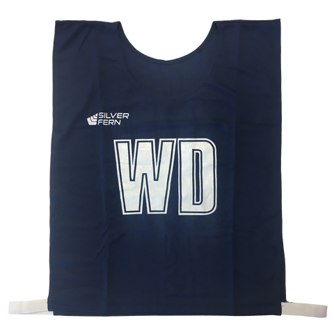 Image of 7-a-Side Bib Set, Size: Large - 51cm (L)  x 41cm (W), Elastic 55cm (one side, not stretched), Colour: Navy