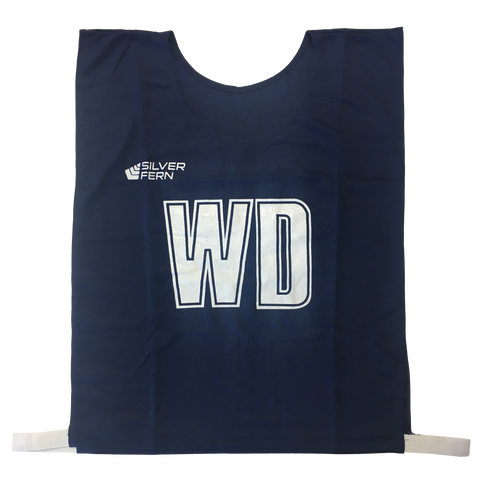 Image of 7-a-Side Bib Set, Size: Large - 51cm (L) x 41cm (W), Elastic 55cm (one side, not stretched), Colour: Navy