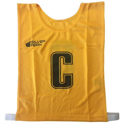Image of 7-a-Side Bib Set, Size: Large - 51cm (L) x 41cm (W), Elastic 55cm (one side, not stretched), Colour: Yellow