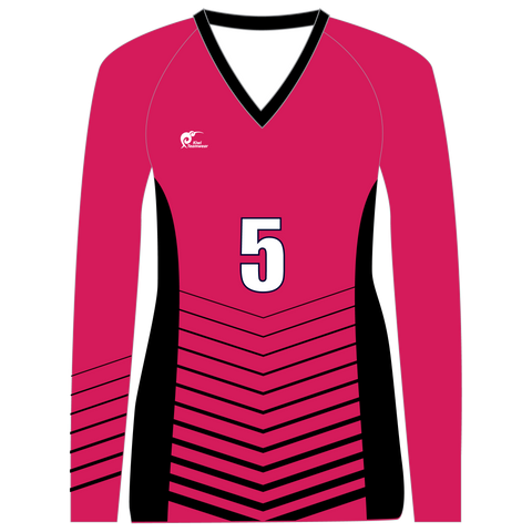 Image of Long Sleeve Womens Volleyball Top, Type: A190003LSV