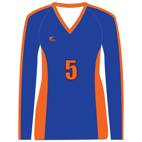 Image of Long Sleeve Womens Volleyball Top, Type: A190004LSV