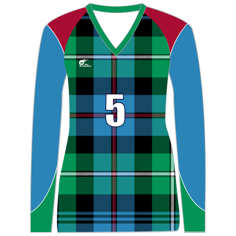 Image of Long Sleeve Womens Volleyball Top, Type: A190005LSV