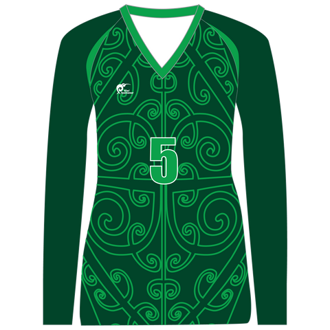 Image of Long Sleeve Womens Volleyball Top, Type: A190006LSV