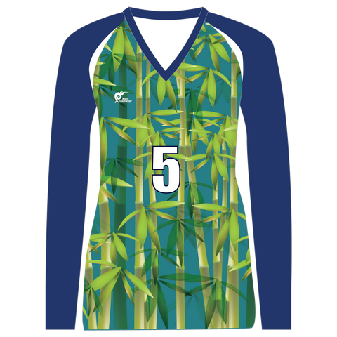 Image of Long Sleeve Womens Volleyball Top, Type: A190007LSV
