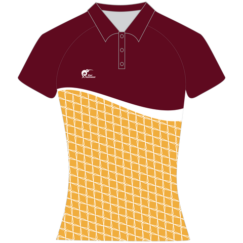 Image of Womens Sublimated Polo Shirt, Type: A190158SPSF