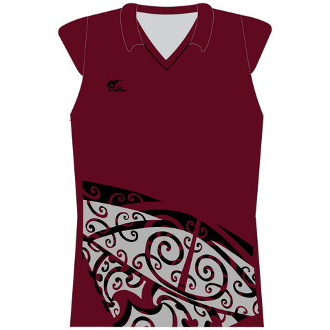 Image of Womens Sublimated Capped Sleeve Shirt, Type: A190190SCSF