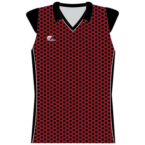 Image of Womens Sublimated Capped Sleeve Shirt, Type: A190200SCSF