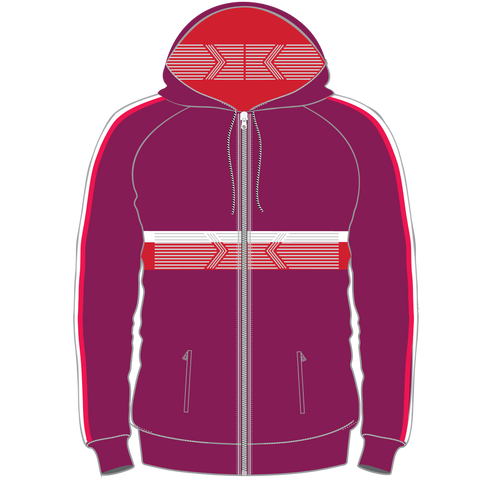 Image of Adults Sublimated Zip Hoodie, Type: A190254SHZ