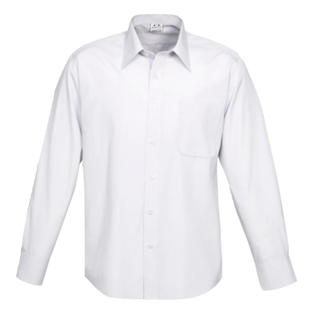 Mens Ambassador Shirt, Style: Long Sleeve, Colour: White