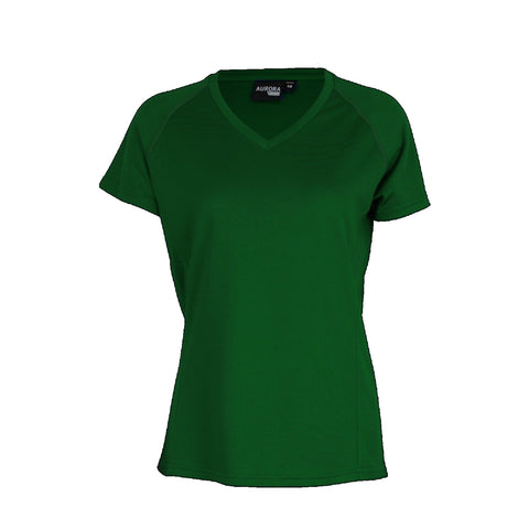 Image of Aurora Womens Performance Tee, Colour: Bottle