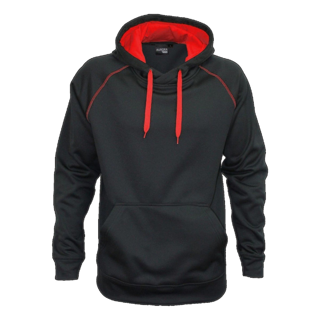Aurora Adults XTH Performance Hoodie
, Colour: Black/Red