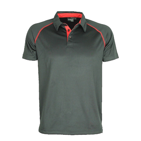 Image of Aurora Mens XTP Performance Polo
, Colour: Black/Red