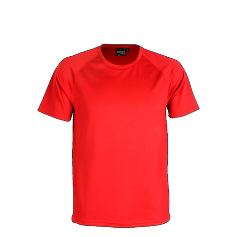 Image of Aurora Mens Performance Tee, Colour: Red