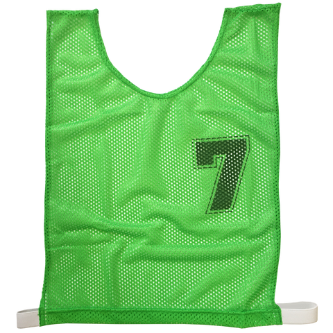 Image of Basketball Numbered Bibs Set, Size: XXL, Colour: Green