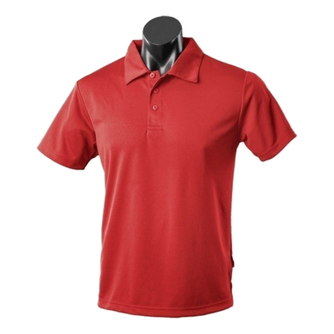Image of Mens Botany Polo, Colour: Red