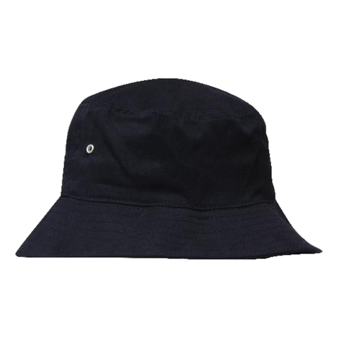 Image of Brushed Sports Twill Bucket Hat, Size: L/XL, Colour: Black