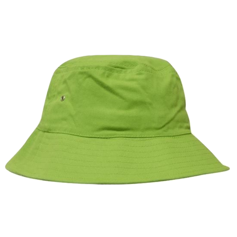 Image of Brushed Sports Twill Bucket Hat, Size: L/XL, Colour: Bright Green