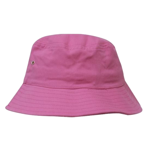 Image of Brushed Sports Twill Bucket Hat, Size: L/XL, Colour: Pink
