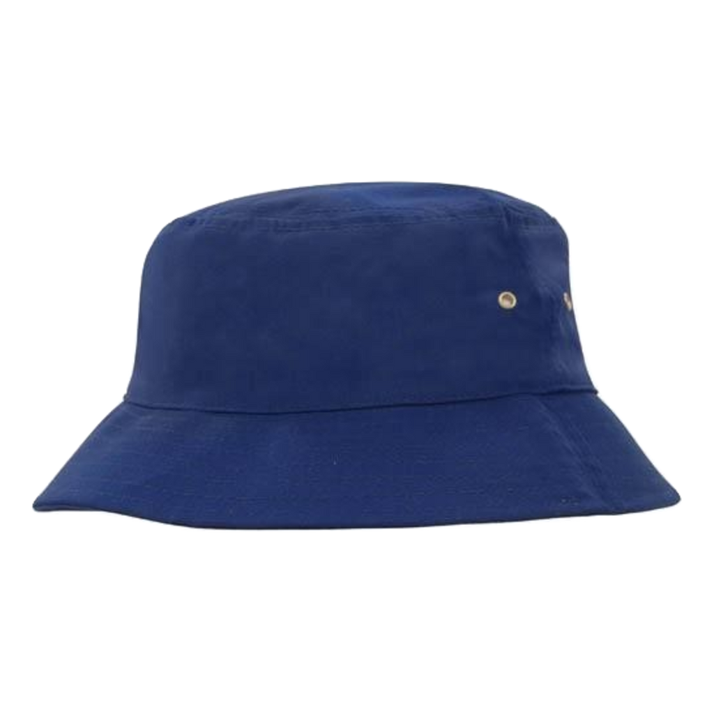 Brushed Sports Twill Bucket Hat, Size: L/XL, Colour: Royal