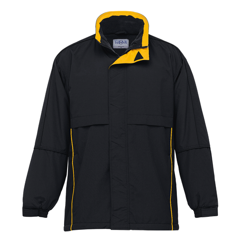Image of Adults Contrast Basecamp Anorak, Colour: Black/Gold
