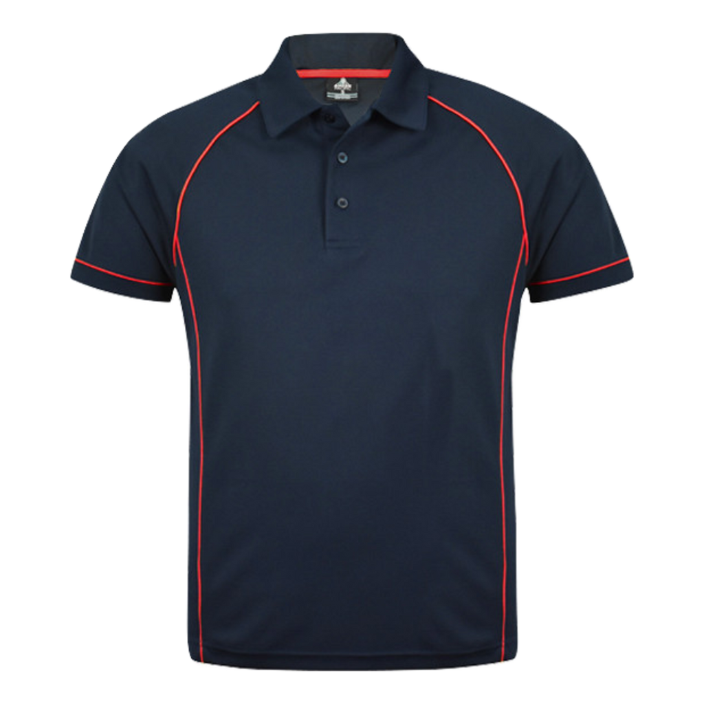 Mens Endeavour Polo, Colour: Navy/Red