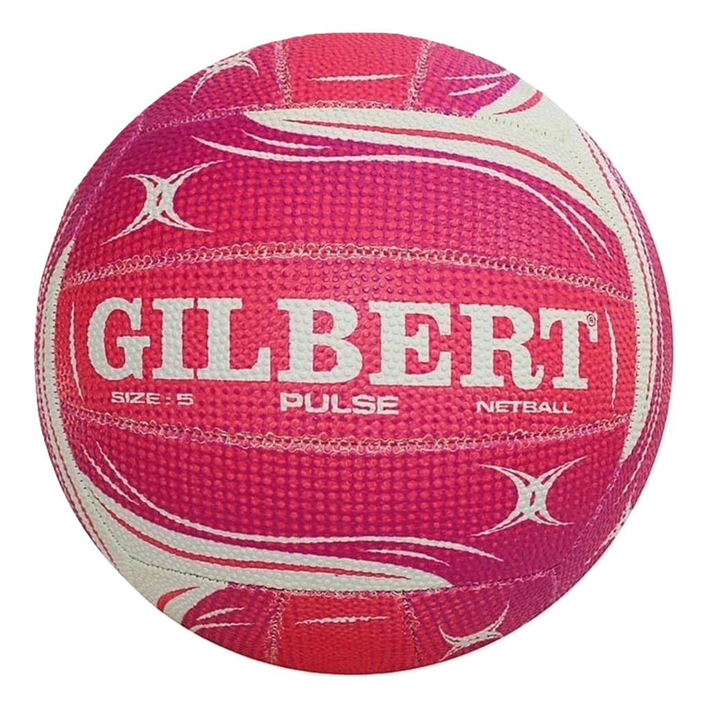 Gilbert Pulse Netball, Size: 5, Colour: Pink