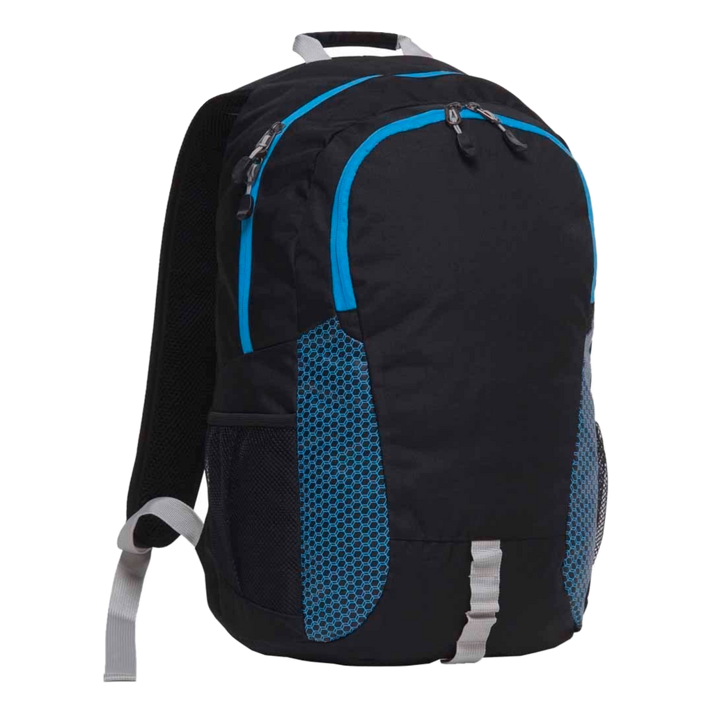 Grommet Backpack, Colour: Black/Cyber Blue