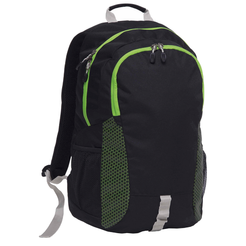 Image of Grommet Backpack, Colour: Black/Lime