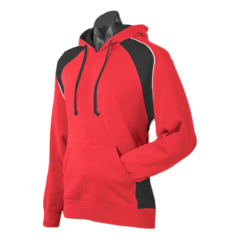 Image of Mens Huxley Hoodie, Colour: Red/Black/White