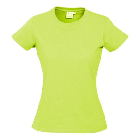 Image of Womens Ice Tee, Colour: Fl Yellow