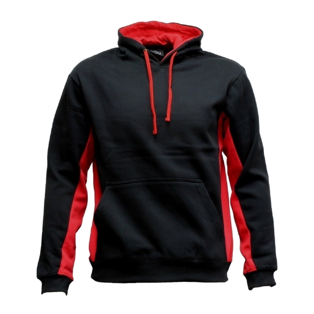 Kids Matchpace Hoodie, Colour: Black/Red