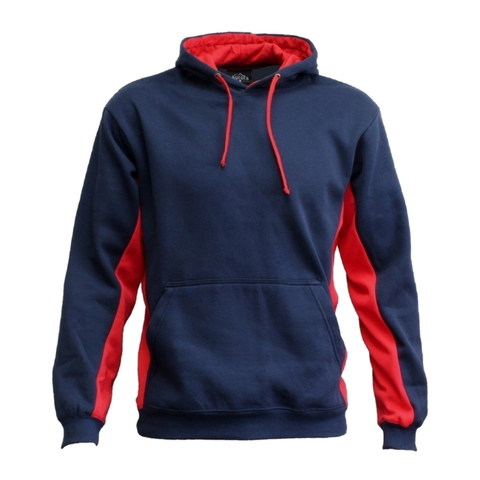 Image of Adults Matchpace Hoodie, Colour: Navy/Red