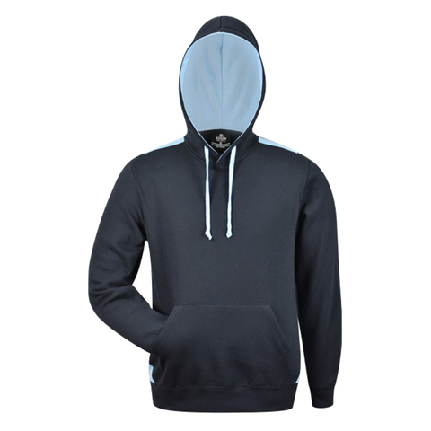 Image of Mens Paterson Hoodie, Colour: Navy/Sky
