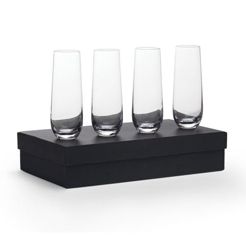 Image of Stemless Champagne Flutes