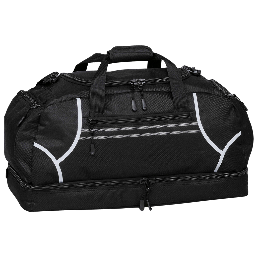 Reflex Sports Bag, Colour: Black/White