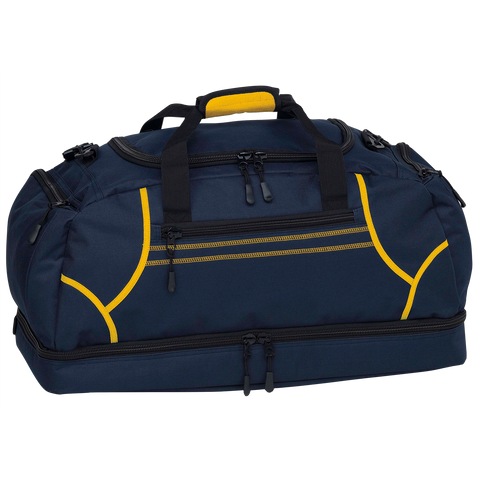 Image of Reflex Sports Bag, Colour: Navy/Gold