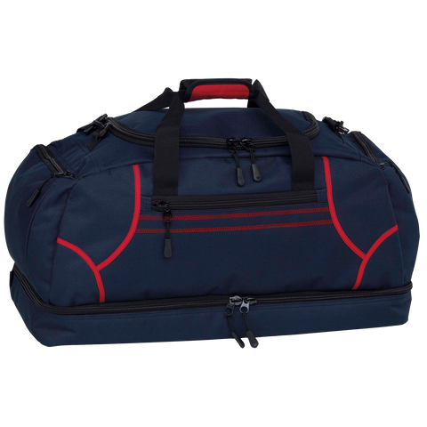 Image of Reflex Sports Bag, Colour: Navy/Red