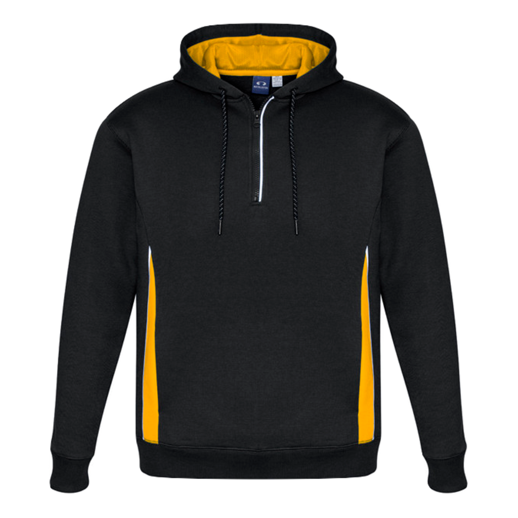 Adults Renegade Hoodie, Colour: Black/Gold/Silver