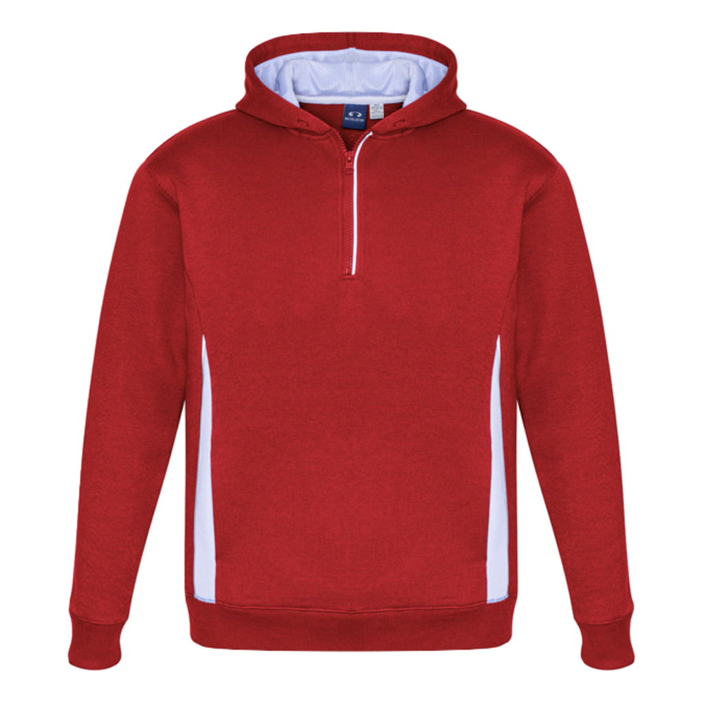 Kids Renegade Hoodie, Colour: Red/White/Silver
