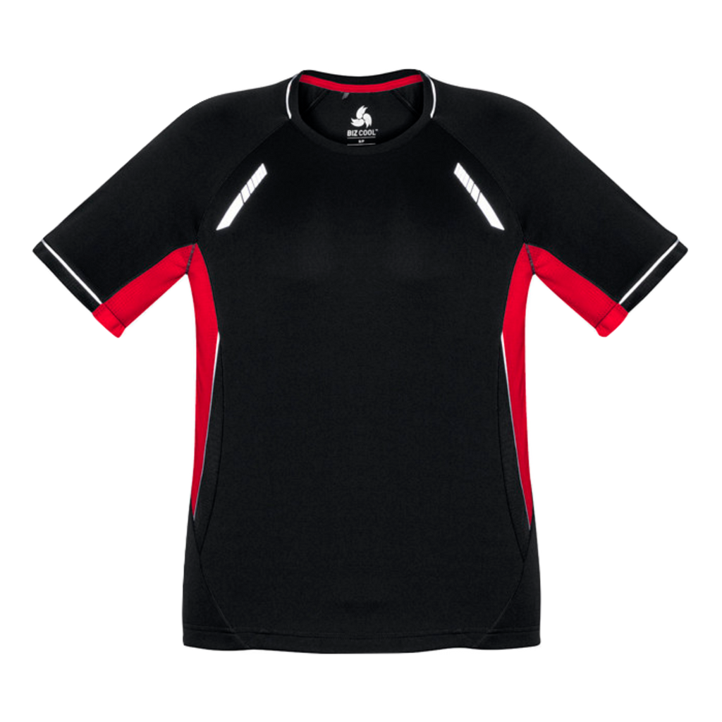 Kids Renegade Tee, Colour: Black/Red/Silver